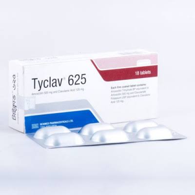 Picture of Tyclav 625 Tablet